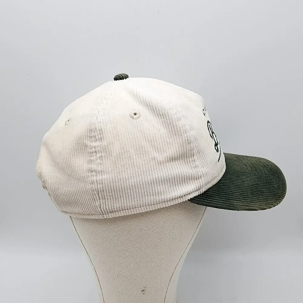 New Era Atlanta Braves Heritage Golf Corduroy Snapback Hat Cap Pre-Curved Retro
